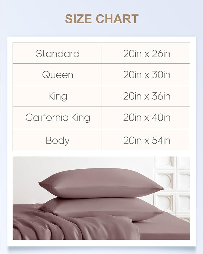 THXSILK Set of 2 100% Mulberry Silk Pillowcase - Image 9