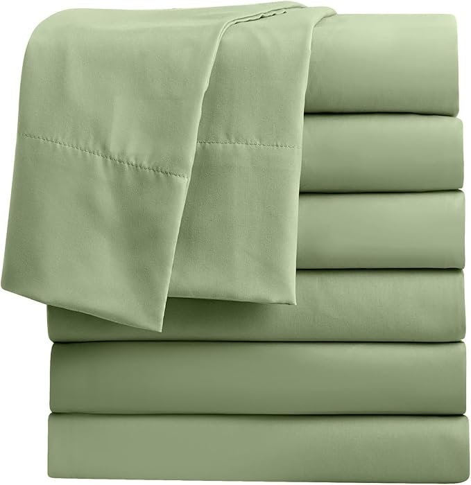 FreshCulture King Flat Sheets Only, Soft Microfiber Bedding Sheets by FreshCulture
