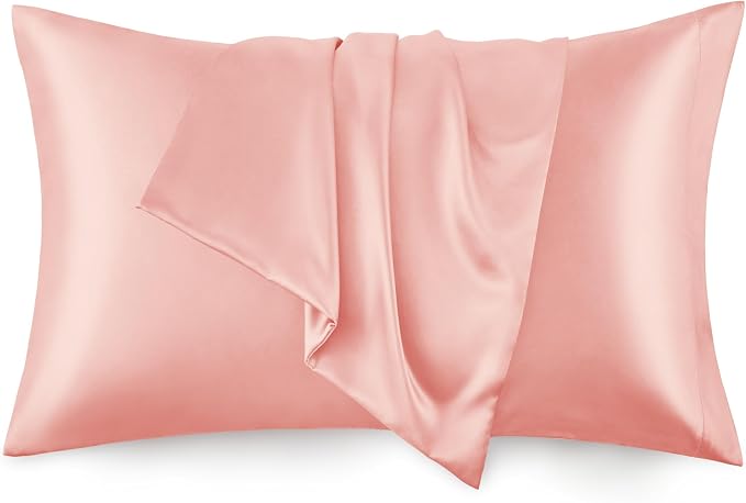 Love's cabin Satin Pillowcase Set of 2 Queen Size 20x30, Cooling Pillow Covers by Lovescabin