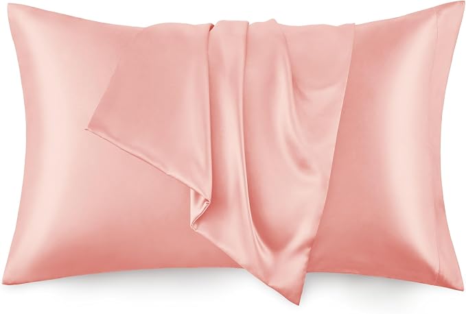 Love's cabin Satin Pillowcase Set of 2 King Size 20x36, Cooling Pillow Covers by Lovescabin