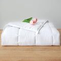 Weighted Blanket 15lbs Twin Size White 48"x72" Weighted Blankets by PRETTY+NIGHT