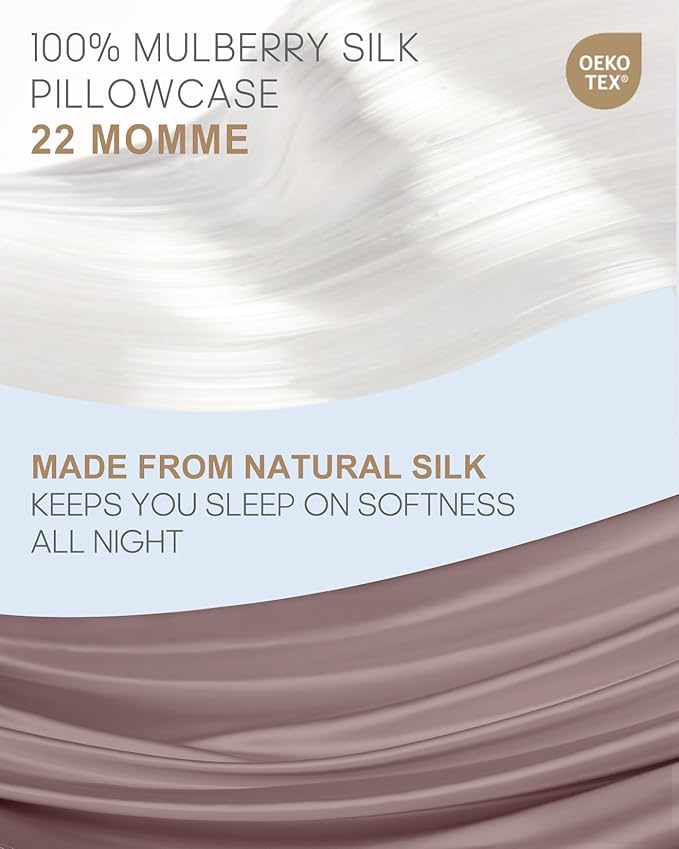 THXSILK 22 Momme Pure Mulberry 6A+ Silk Pillowcase - Image 2