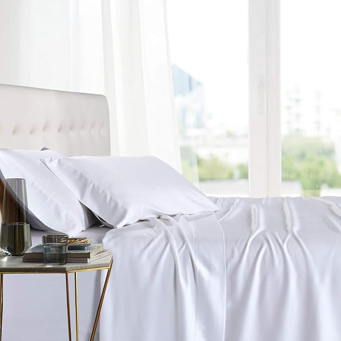 Royal Hotel Bedding 100% Viscose Made from Bamboo Sheets, Soft Cooling Sheets - Image 3