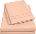 King Size Sheet Set with Built-in Sheet Straps by SweetHomeCollection