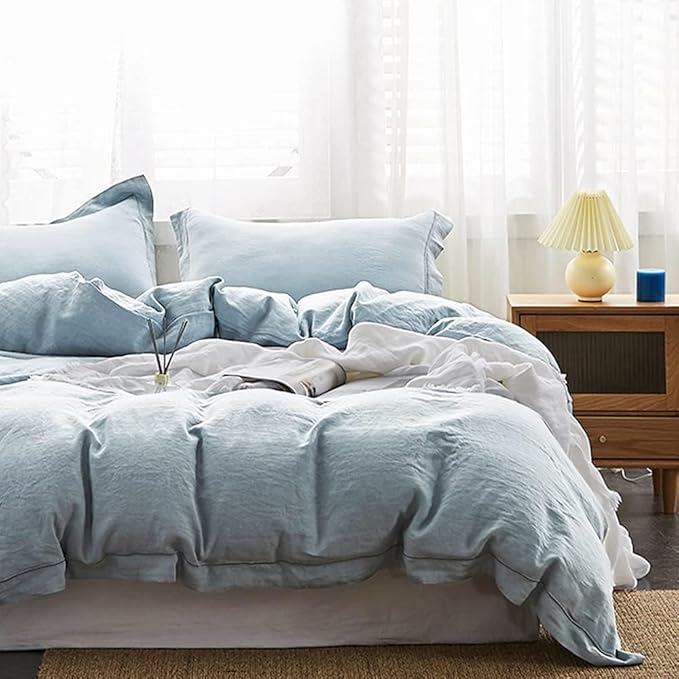 Simple&Opulence 100% Washed Linen Duvet Cover by SimpleOpulence