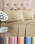 Cal King Size 4 Piece Sheet Set by CGKUnlimited