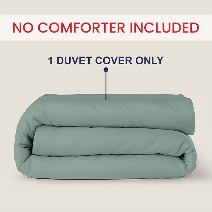 Kotton Culture 1 Pc Queen Size Duvet Cover Only -100% Egyptian Cotton 600 TC - Image 2