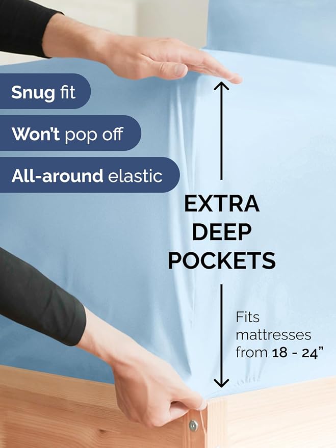Extra Deep Cal King Sheet Set - Image 3
