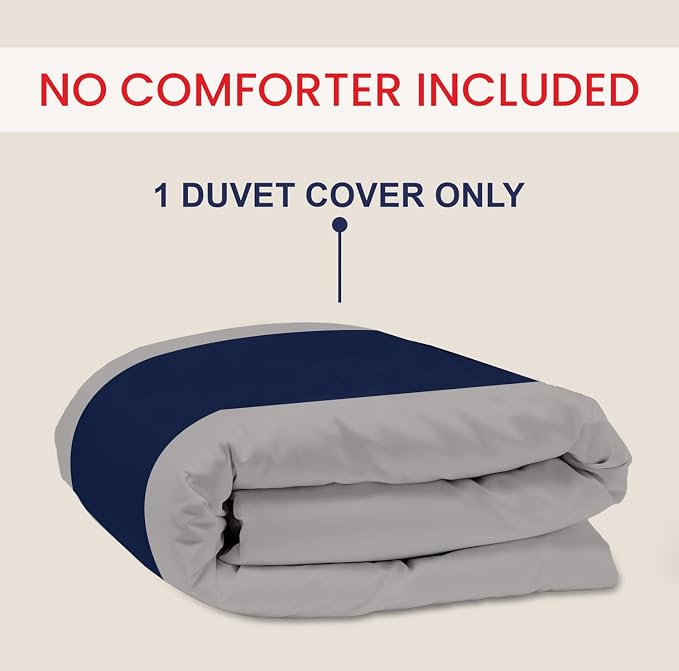 Kotton Culture 1 Pc Queen Size Duvet Cover Only -100% Egyptian Cotton 600 TC - Image 2