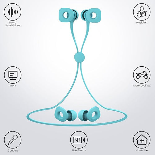 2 Pairs of Earplugs for Sleeping, Reusable Hearing Protection Ear Plugs - Image 2