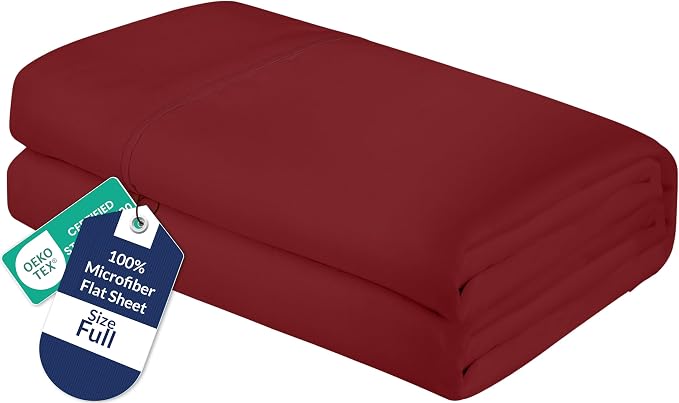 Royale Linens Full Flat Sheet by ROYALELINENS