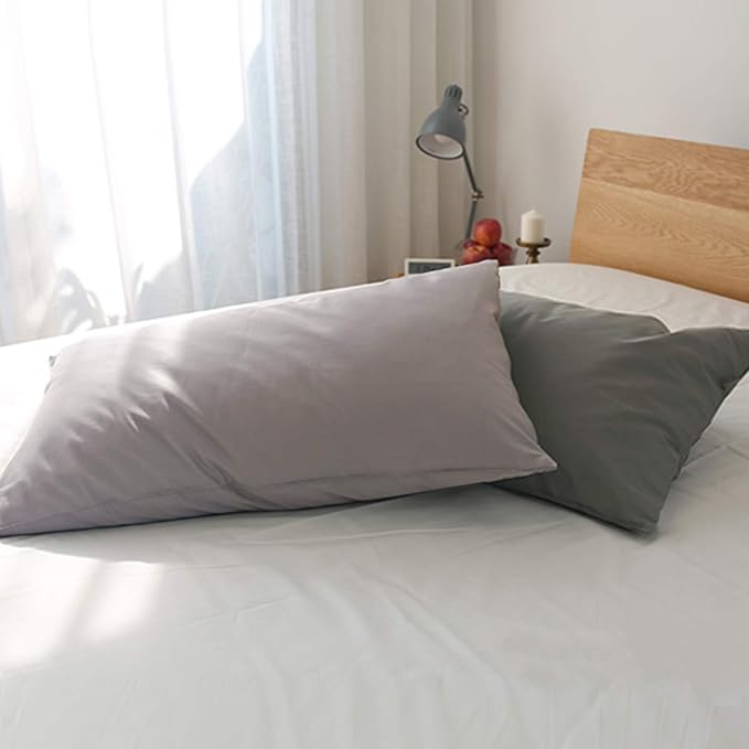 FLXXIE 6 Pack Microfiber Queen Pillowcases, Ultra Soft and Wrinkle, Fade - Image 4