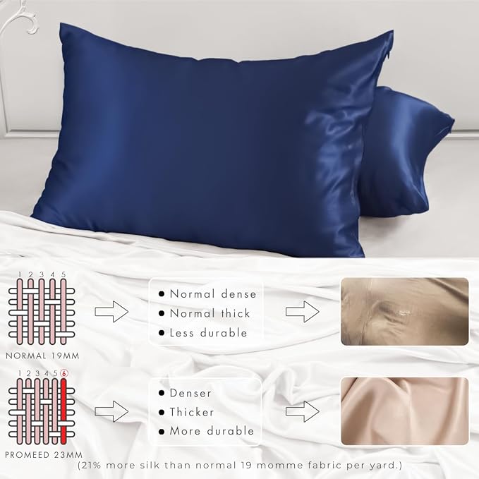 PROMEED 100% Mulberry Silk Pillowcase - Image 4