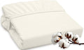 ROYALE LINENS 300 Thread Count 100% Long Staple Combed Cotton Fitted Sheet Queen by ROYALELINENS