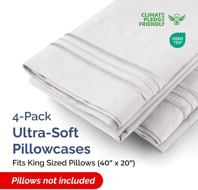 King Pillow Cases Set of 4 - Image 2