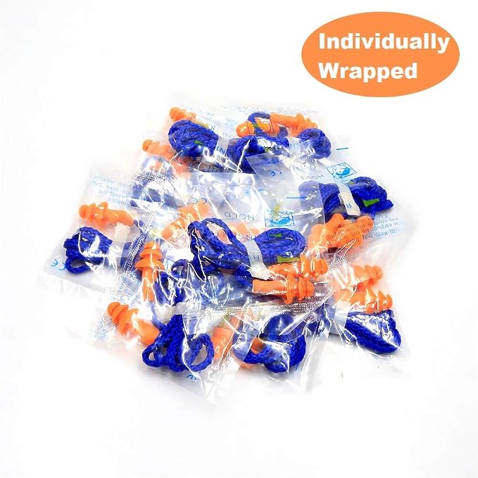 50 Pair Silicone Corded Ear Plugs Reusable - Image 6