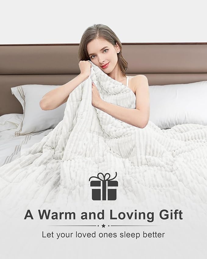 Sherpa Fleece Weighted Blanket - Image 8