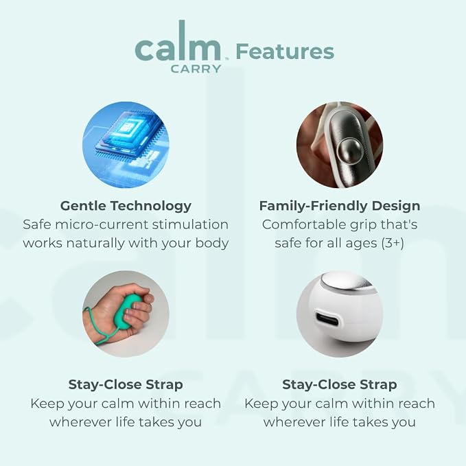Glowco CalmCarry Sleep Aid Device – Handheld Microcurrent Relaxation Tool - Image 8