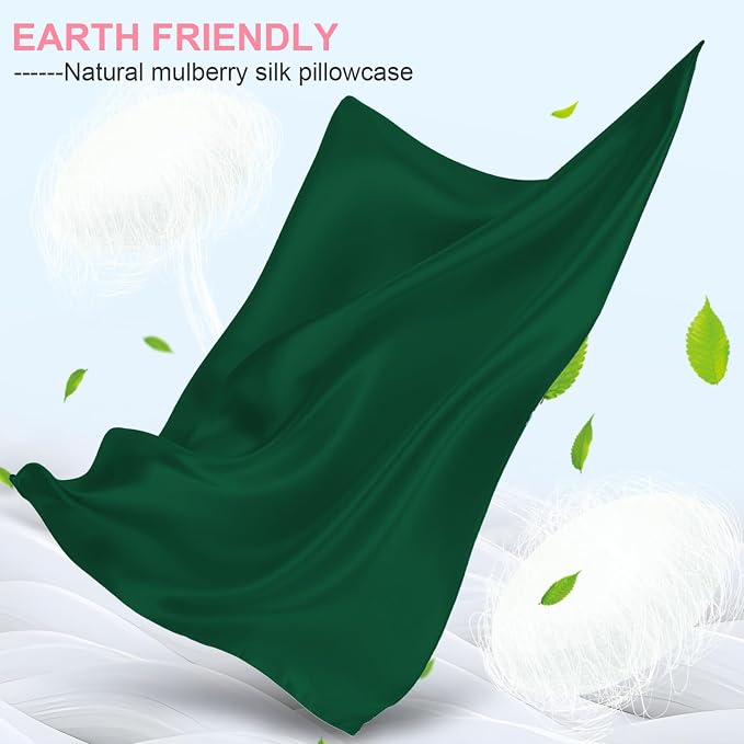Silk Pillow Cases 2 Pack Queen Size - Image 2