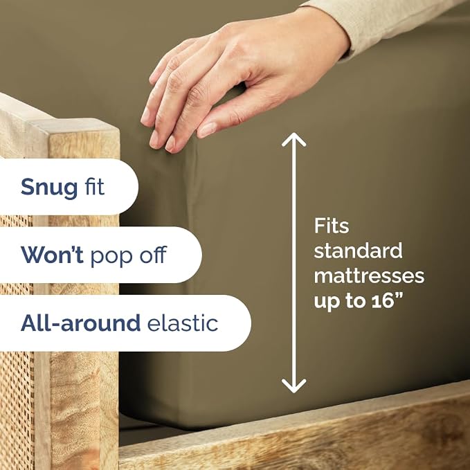 Cal King Fitted Bed Sheet - Image 3