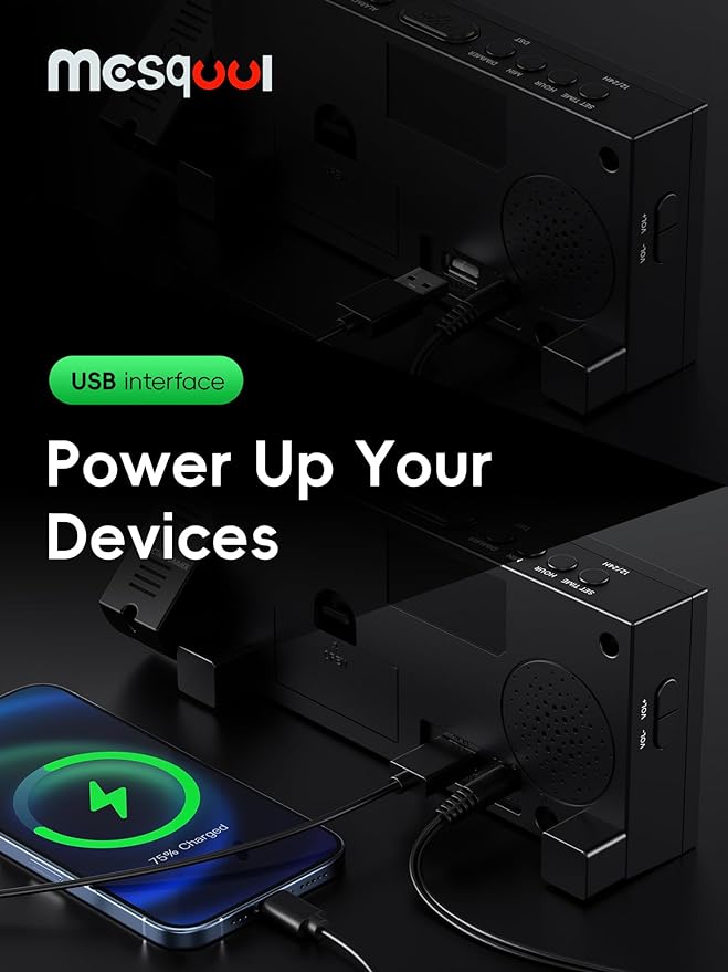 Mesqool Digital Projector Alarm Clocks - Image 7