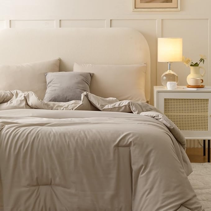 ROSGONIA Oversized King Comforter 128x120 - Image 3