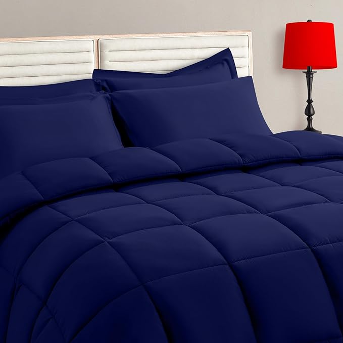 TAIMIT Navy Full Size Comforter Set by TAIMITBedingSets