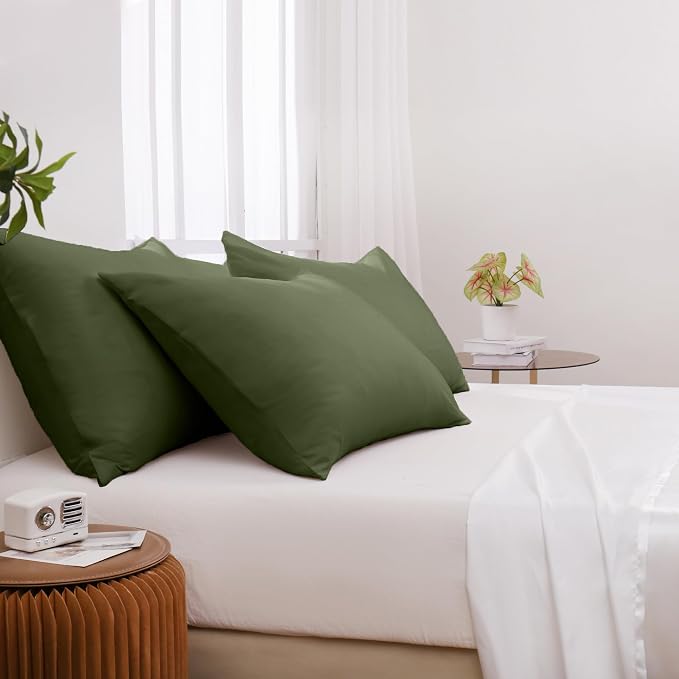 Pillowcases Queen 4 Pack, 20x30 Pillow Cases - Image 2