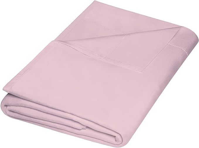 ZPECC Twin Flat Sheet Only 1 Pack, Durable Pink Top Bed Sheets Hypoallergenic by ZPECC-ABrandThatHasBeenFocusedOnBabyProductsFor18Years