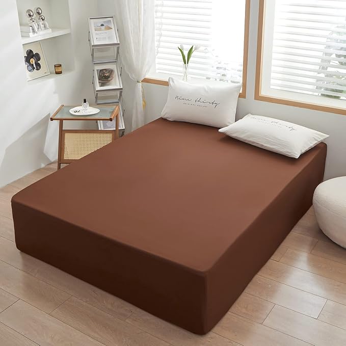 Bedding Queen Size Fitted Sheet Only- Bottom Matress Fitted Sheet-Fits 15inches - Image 9