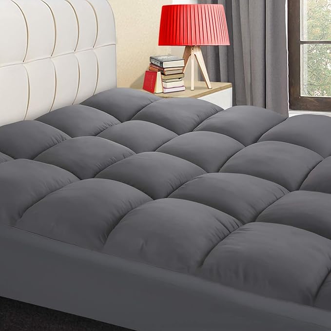 COONP Full Mattress Topper, Extra Thick Pillowtop, Cooling Plush Mattress Pad by COONP