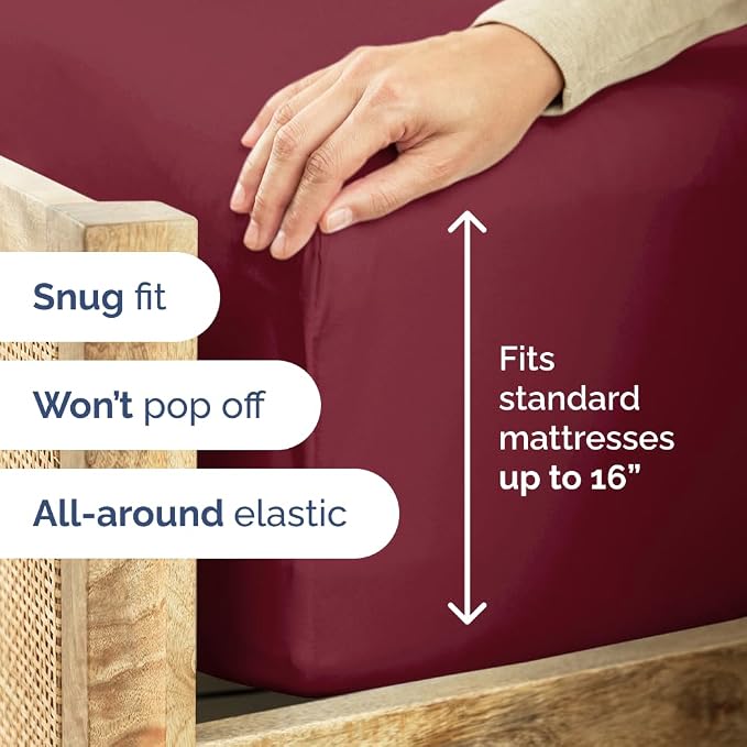 Cal King Fitted Bed Sheet - Image 3