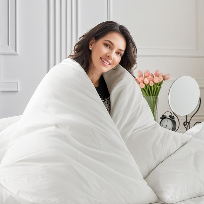 NEXHOME PRO Duvet Cover Set 100% Washed Cotton Oversized King 120"x98" Linen - Image 6