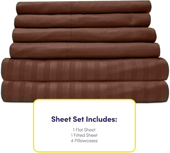 Dobby Stripe Queen Sheets - Image 4