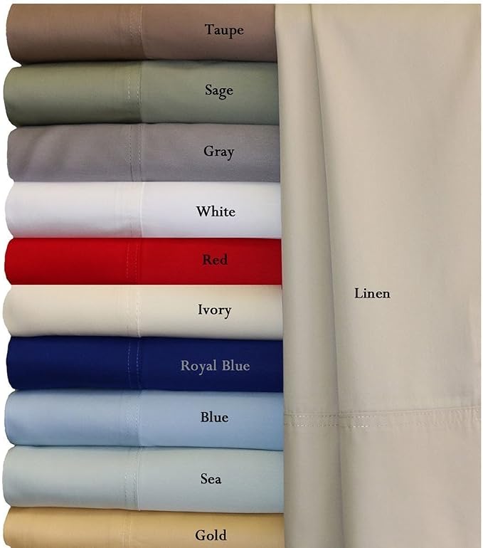 Royal Hotel Bedding 100% Viscose Made from Bamboo Sheets, Soft Cooling Sheets - Image 4