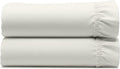 2 Cotton Fitted Sheet Twin, 400 Thread Count 100% Cotton Sateen Fitted Sheets by CaliforniaDesignDen