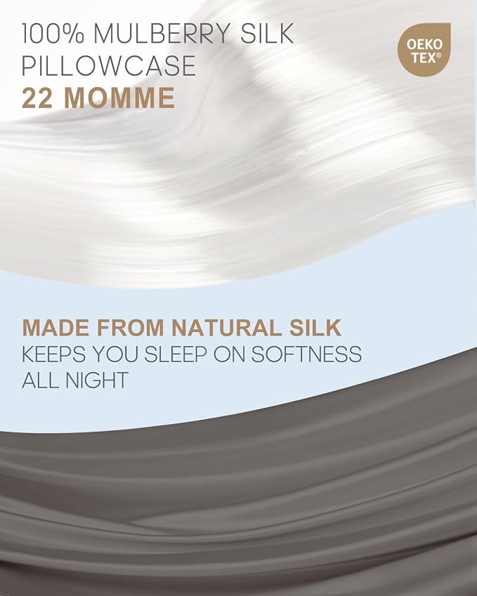 THXSILK Set of 2 Silk Pillowcase - Image 2