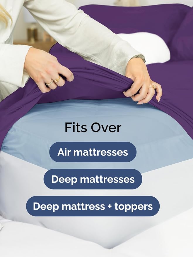 Extra Deep Queen Fitted Sheet - Image 6