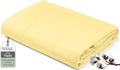Royale Linens 100% Organic Cotton Twin Flat Sheet Only by ROYALELINENS