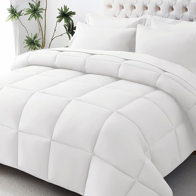JOLLYVOGUE King Comforter Set, Ultra-Soft Bed in a Bag King Size 7 Pieces by JOLLYVOGUE