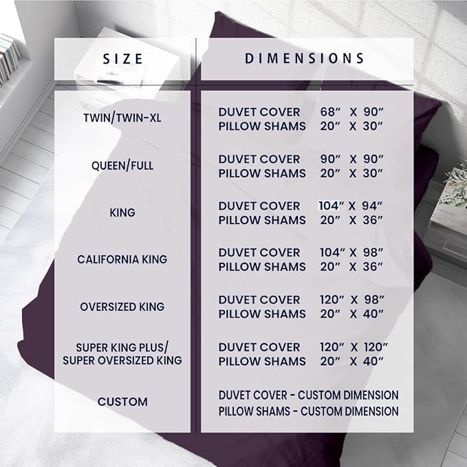 Kotton Culture 3 Pc Duvet Cover Queen Size/Full Size Set-100% Egyptian Cotton - Image 3