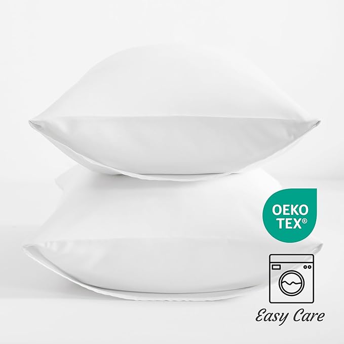 NTBAY Standard Pillow Cases Set of 2, 2 Pack Brushed Microfiber 20x26 Pillow - Image 3