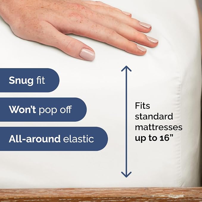 Cal King Fitted Bed Sheet - Image 3