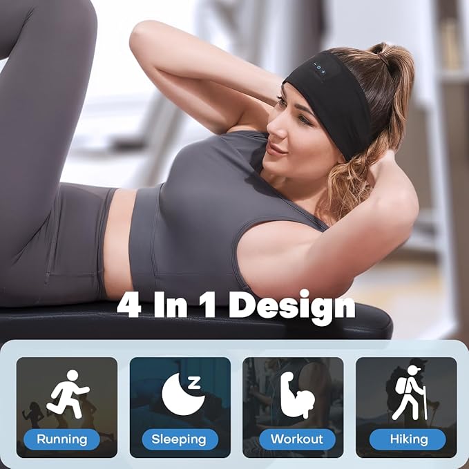 Sleep Headphones Bluetooth Headband - Image 3