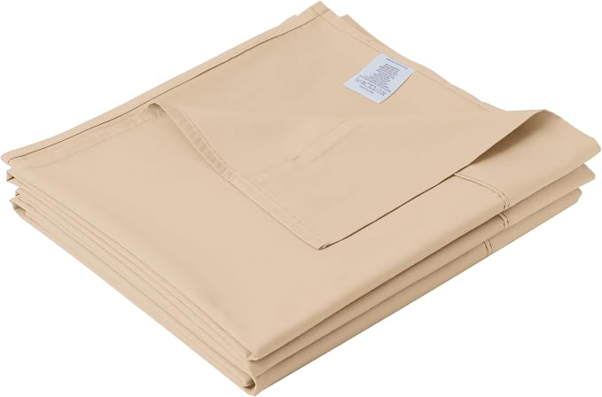 Cotton Calking Flat Sheet Only, 600 Thread Count 100% Egyptian Cotton Top Sheet by ZaizaiHome
