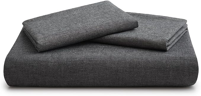 LOVQUE 100% Washed Cotton Duvet Cover Queen Size, 90x90 Inches - Image 7