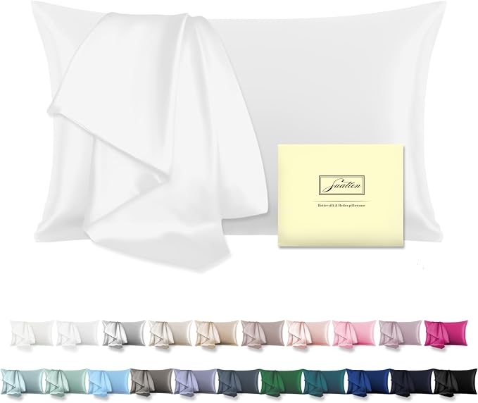 Natural Mulberry Silk Pillowcase by Suatien