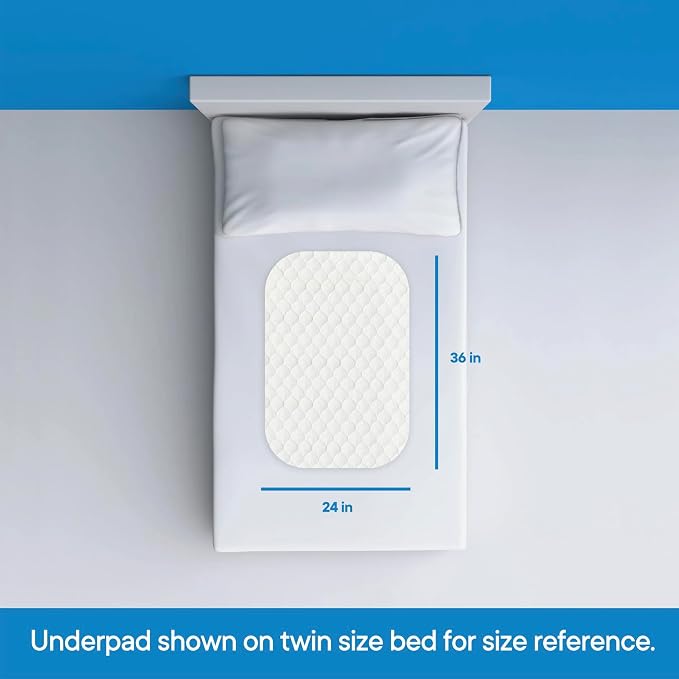 RMS Ultra Soft 4-Layer Washable and Reusable Incontinence Bed Pad - Image 2