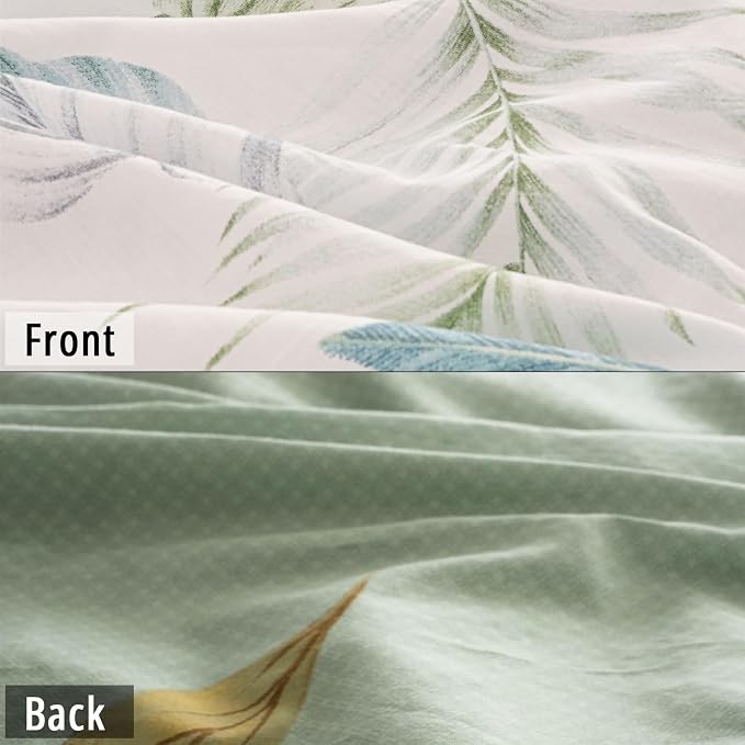 LEMIROE Botanical Cotton Comforter Twin Size - Image 4