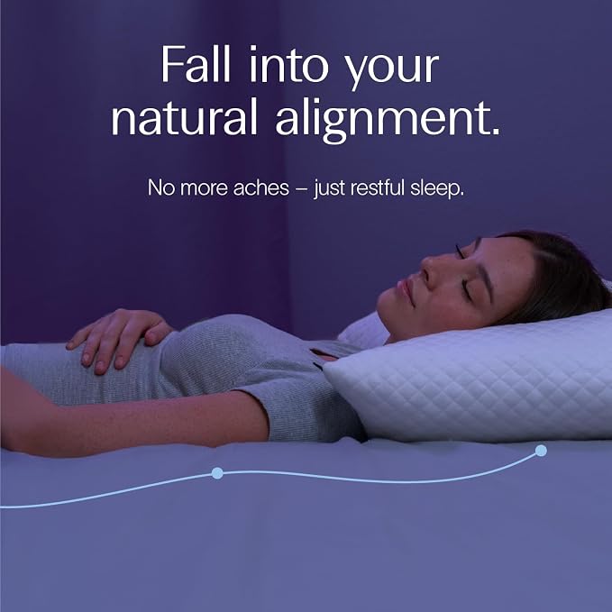 DreamyBlue Signature Pillow w/Adjustable Loft • Shredded Memory Foam Fill • - Image 3